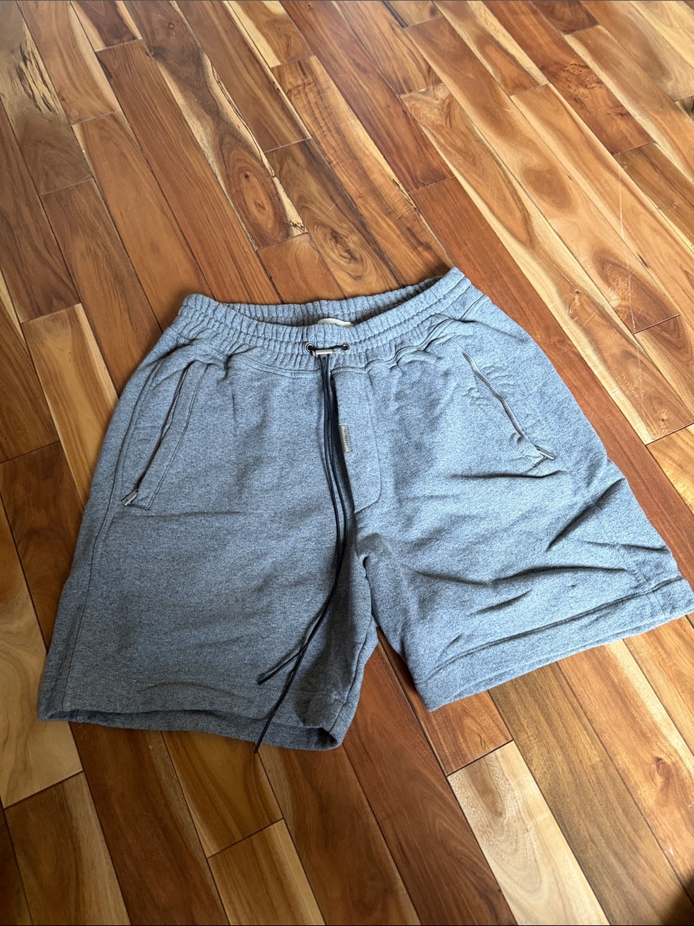 Represent Men's Athletic Drawstring Sweat Shorts - Gray